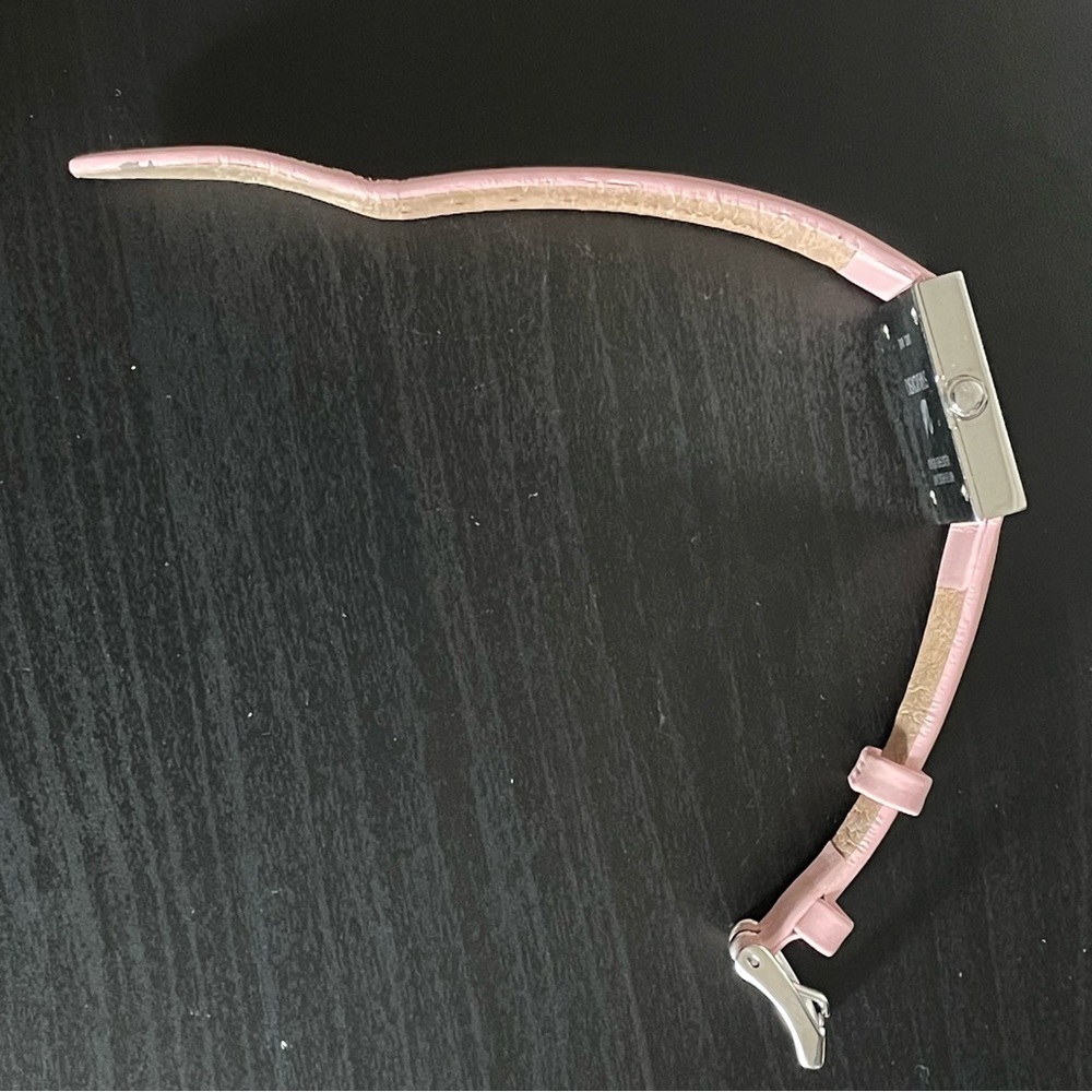 Swarovski Women's Watch Crystal Accents Light Pink Strap Vintage - Picture 3 of 14